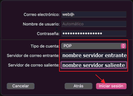 correo pop en macos 4
