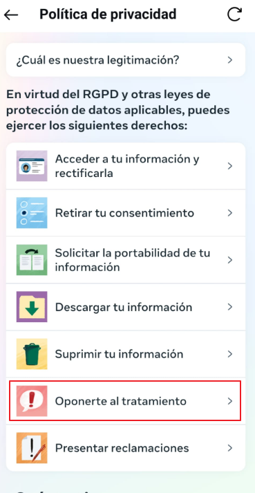 evitar entrenar la ia de meta 2