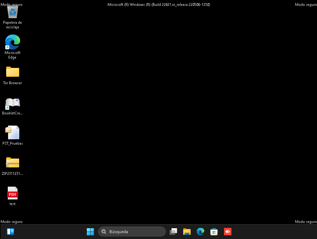 Iniciar Windows en Modo Windows Iniciado