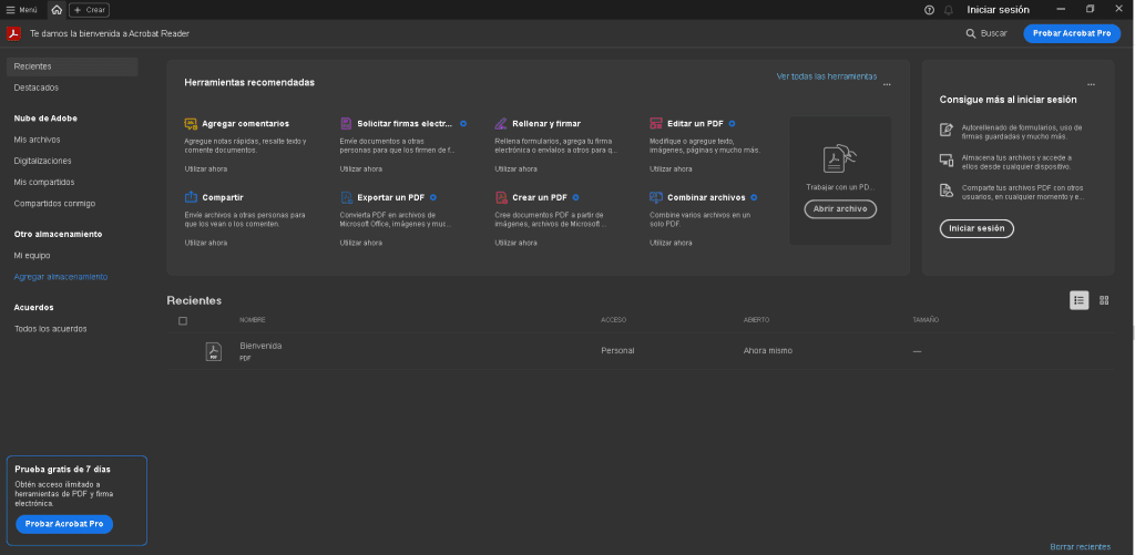 Adobe instalado