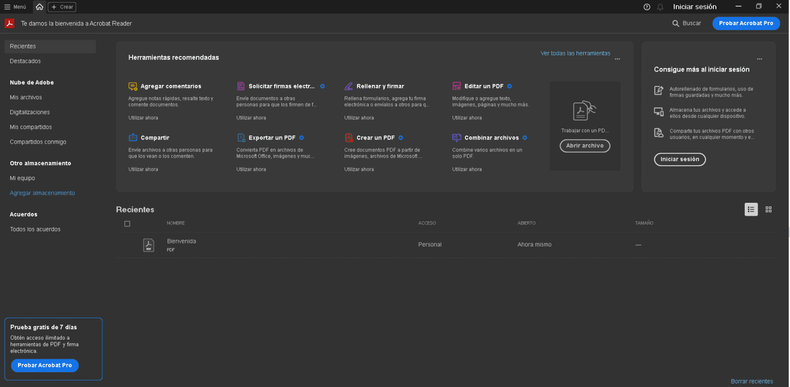 Adobe instalado