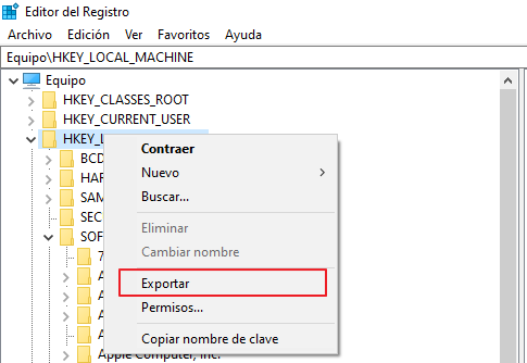Error de Office en escenarios de equipos backup de registro