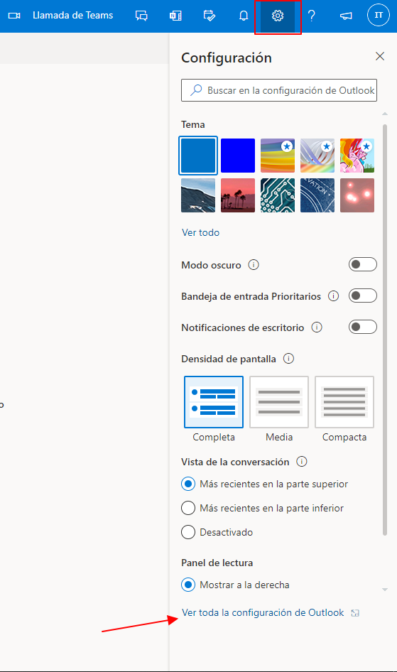 Activar Outlook Web App autorespuesta 1