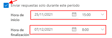 Activar Outlook Web App autorespuesta fechas concretas